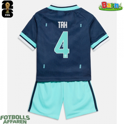 Tyskland Jonathan Tah #4 Bortaställ Barn VM 2026 Kortärmad (+ Korta byxor)
